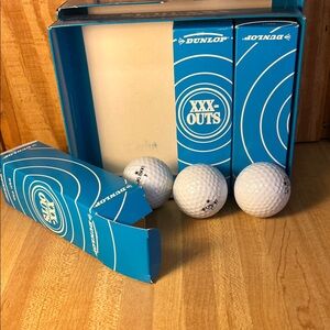 Vintage Dunlop Golf Balls Set 9 balls NOS